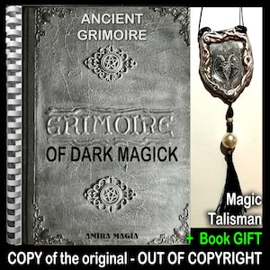 Forbidden Knowledge, Antique Book Manuscript Witchcraft, Occult Occultist Black Magic, Satan Satanic Dark Grimoire