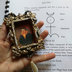 Magic Books, Witchcraft Antique Manuscript John Dee Occultist, Occult Ceremonial Black Magick Ritual Grimoire Monad Seal