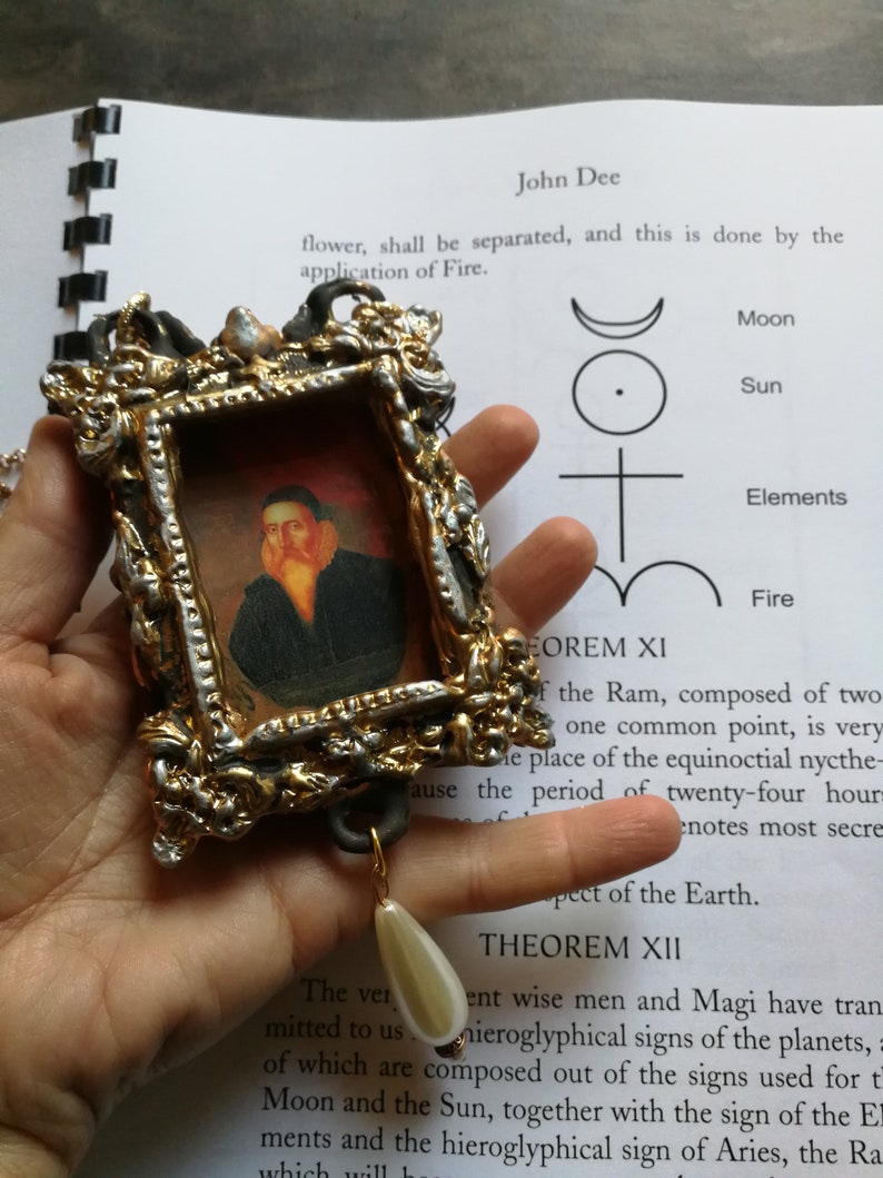 Magic Books, Witchcraft Antique Manuscript John Dee Occultist, Occult Ceremonial Black Magick Ritual Grimoire Monad Seal