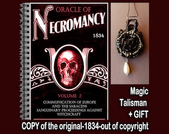 Nekromantie Buch, Antike Okkultismus Esoterik Geschichte, Okkulte Dunkle Magie Zauberei, Nekromanten Magie Historisches Manuskript