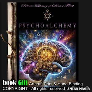 Psychology Book, Esoteric Alchemy Manual Mindset Forbidden Knowledge, Magic Occult Secret Societies