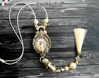 The Alchemist, Paracelsus Homunculus Amulet, Esoteric Knowledge Talisman, Alchemy Symbols Pendentif, Hermetic Philosophy