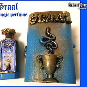 Custom Perfume Women Men, Eau de Parfume Magic Vintage Bottle Fragrances, Graal Essence Secret Formula Luxury Scent