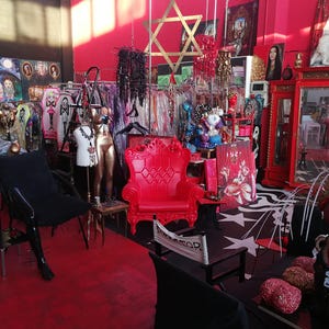 Kit de brujería Magic Box, altar pagano de madera para brujas, botiquín Wicca, muebles para ensamblar a medida imagen 20