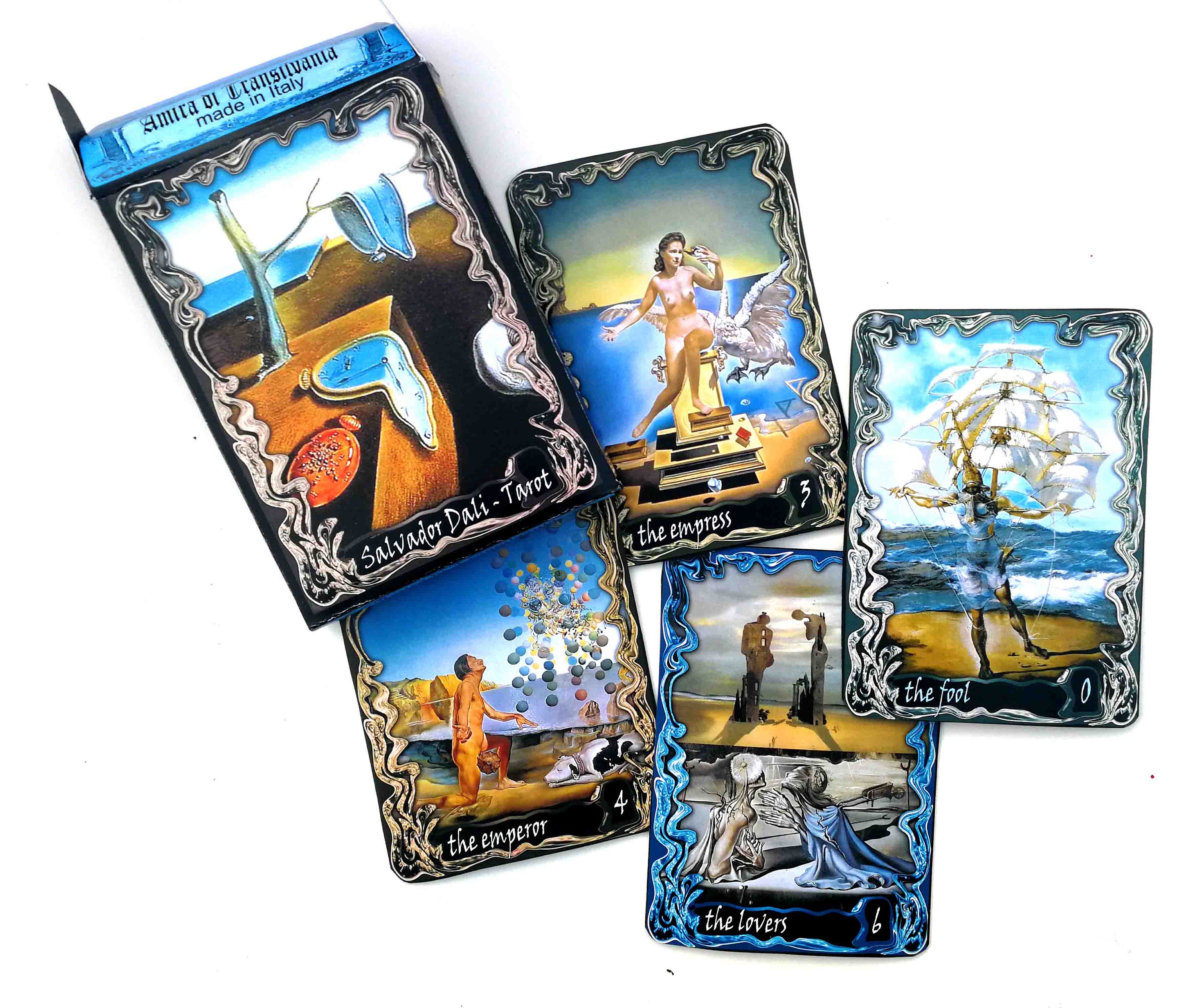 Salvador dali art tarot cards deck rare major minor arcana Etsy
