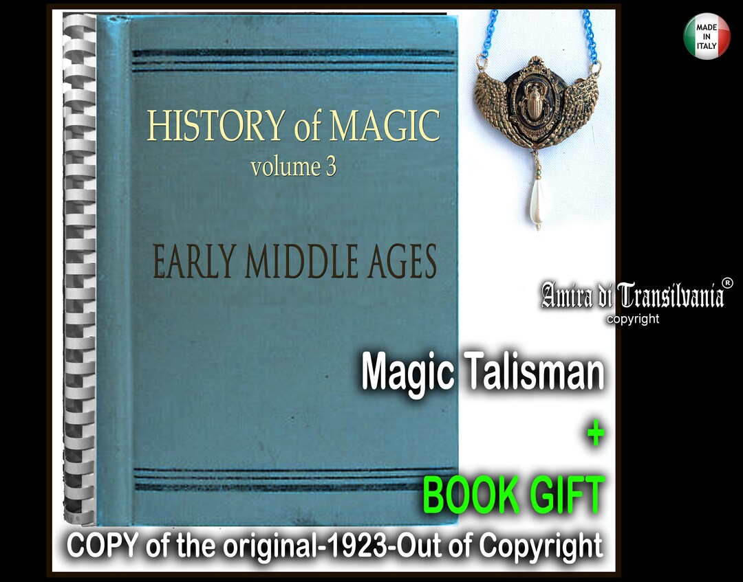 Antique Book History of Magic Early Middle Ages Esoteric Witchcraft ...