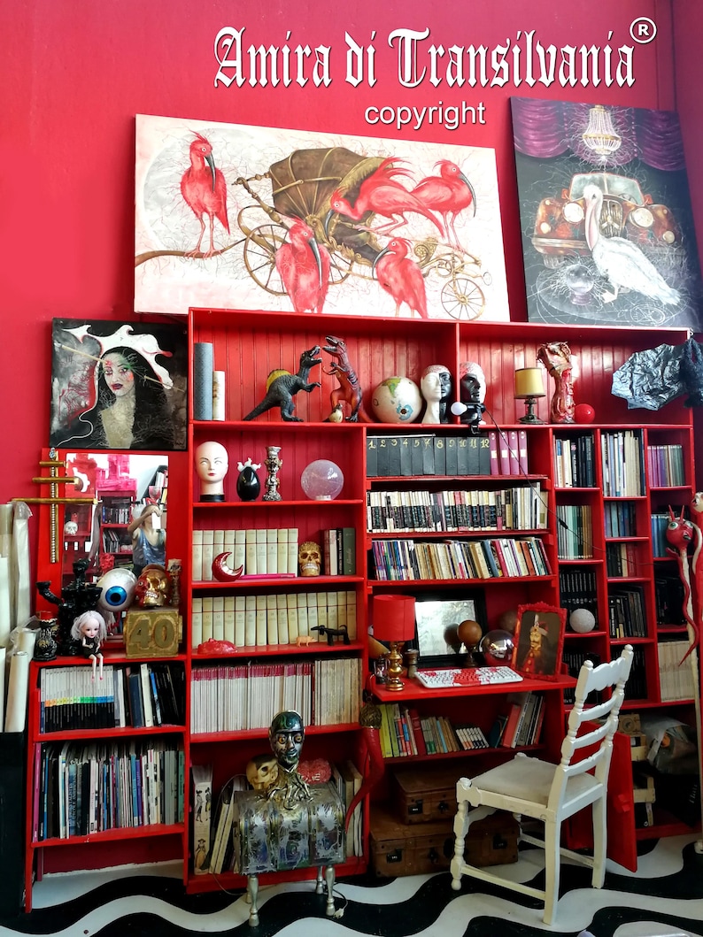 Kit de brujería Magic Box, altar pagano de madera para brujas, botiquín Wicca, muebles para ensamblar a medida imagen 10