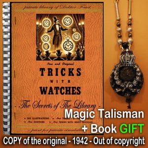 Antique Book, Magic Manual Illusionist Magician Trick, Behavioral Psychology, Psychic Mental Power Mind Control Brain