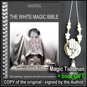 White Magic Ritual Book, Forbidden Knowledge Magick Grimoire Witch, Practical Manual Spell Enchanted Book Witchcraft