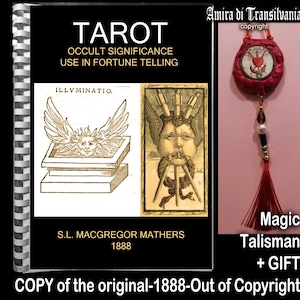 Antique Book Ancien Forbidden Knowledge, The Book of Thoth Aleister Crowley Tarot, Secret Societies Occultism image 1
