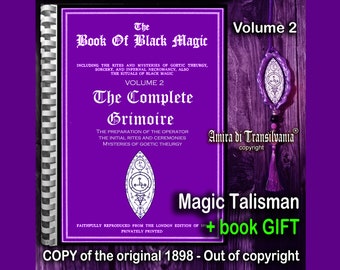 Antique Book Ritual, Theurgy Gnostic Ceremonial Magic, Satanic Manuscript Esoteric Satanism, Secret Societies Grimoire