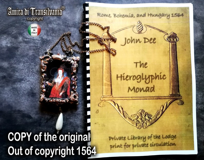 Magic Books, Witchcraft Antique Manuscript John Dee Occultist, Occult Ceremonial Black Magick Ritual Grimoire Monad Seal