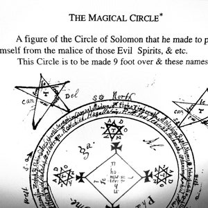 Antique Book Occult Magic Esoteric Occultism Kabbalistic Grimoire ...