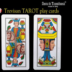 Antyczna karta tarota, wyrocznia, edycja limitowana, włoski tarot, trevisan, karta do gry, wróżenie, wróżbita, kartomancja