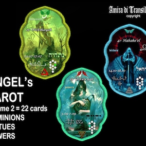 Engelachtig orakel, beschermengel tarotkaarten, aartsengel serafijnen cherubijnen tronen, dierenriem Kabbala astrologie waarzeggerij v2