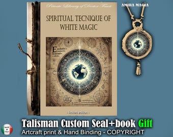 White Magic Book, Forbidden Knowledge Magic Grimoire, Practical Manual Energy Channeling, Spirituality Meditation Yoga