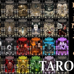 Tarot hermétique, jeu de cartes magiques, arcanes majeurs, tarot wicca, divination païenne occulte, carte du zodiaque, énergie des chakras, zodiaque