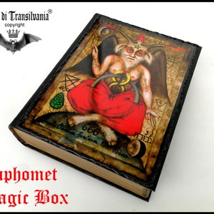 Magic Box, Black Witchcraft Altar Set, Lucifer Diares, Baphomet Starter Kit, Beginners Black Magick Ritual, Dybbuk Box