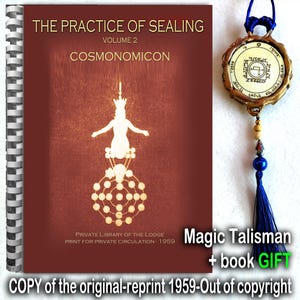 Antique Book, Occultism Manual White Magic Black Magick, Ritual Witchcraft Grimoire, Occult Practical Magical Seal Sigil