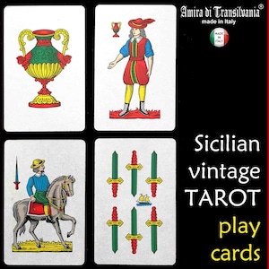 Antyczna Karta Tarota, Oracle, Edycja Limitowana, Tarot Włoski, Sycylia, Karta do gry, Wróżenie, Wróżbita, Kartomancja