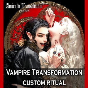 Vampire transformation, become a vampire, blood sucking, dark academia, monster university, magic spell, red magic