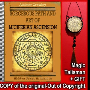 Luciferian Book, Esoteric Satanism, Satanist Book Lucifer Satan Pentagram, Occult Black Magic Ritual, Satanic Symbol