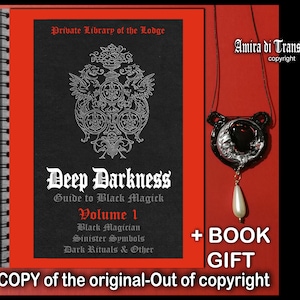 Antique Book, Occultism Esoteric Occult Black Magic, Darkness Initiatory Ritual, Sorceries Gothic Literature Witchcraft