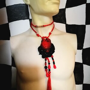 Love Talisman, Arrowed Burning Heart, Attraction Love Protection Talisman Loveling Amulet, Anatomical Heart Pendant