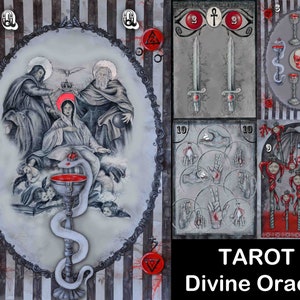 Jeu de cartes de tarot, cartes oracles divinatoires, 56 arcanes mineurs, médium de lecture ésotérique, guide du coffret magique de cartomancie