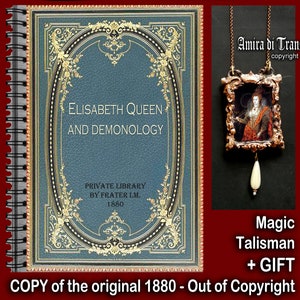Antique Book, Secret Societies Elisabeth Queen, Demonology Occultism History Witchcraft, Grimoire Esoteric Banned Book