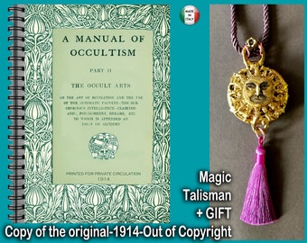 アンティーク本、魔術、オカルト、秘教、魔術、オカルトグリモア、秘密結社、ルシファー魔術、秘教マニュアル