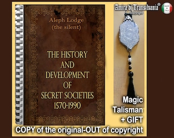 Antique Book History Chaos Magic, Secret Societies Occultism, Occult Christianity Paganism Judaism, Vintage Manuscript