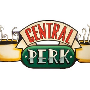 Friends Central Perk Edible Icing Sheet Cake Topper - 10x8cm