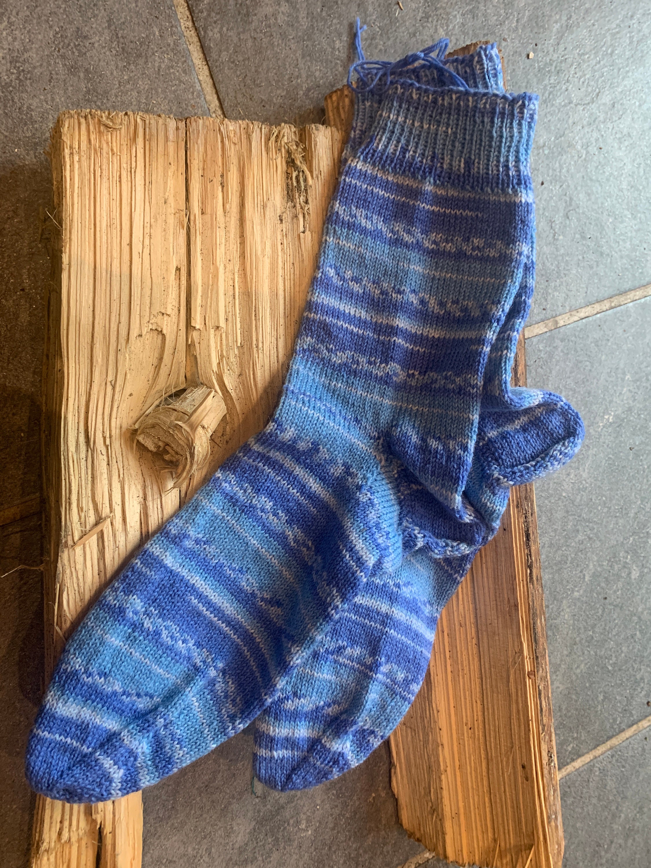 Hand knitted socks 46