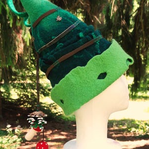 Wollfilzhut Hexenhut Zauberer Elfenhut Gnomenhut Halloween Geschenkhut Waldzauberer Gefilzter Spaß Festival Wizard Pixie Boho Fairy Hat