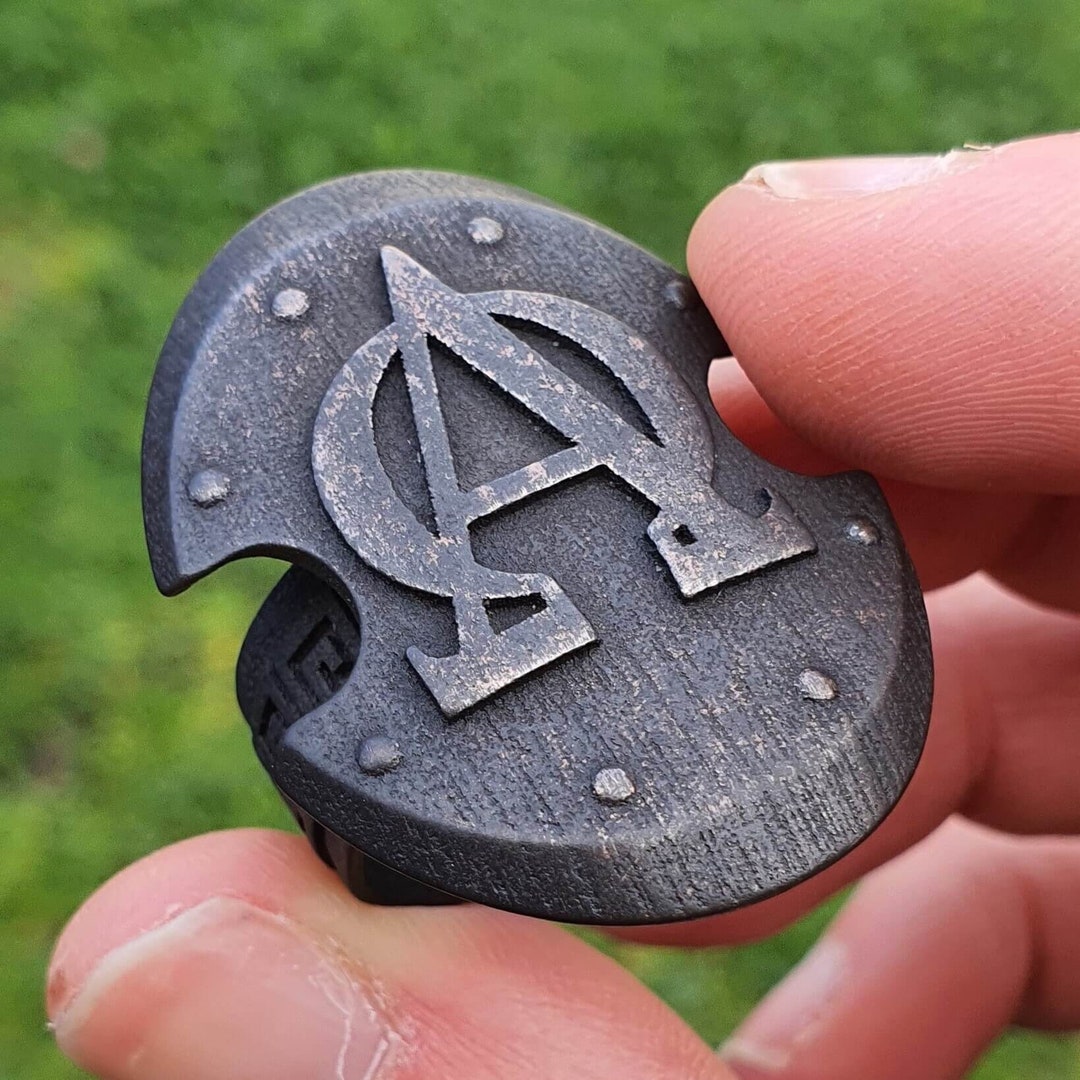 Alpha Omega Ring - Etsy UK