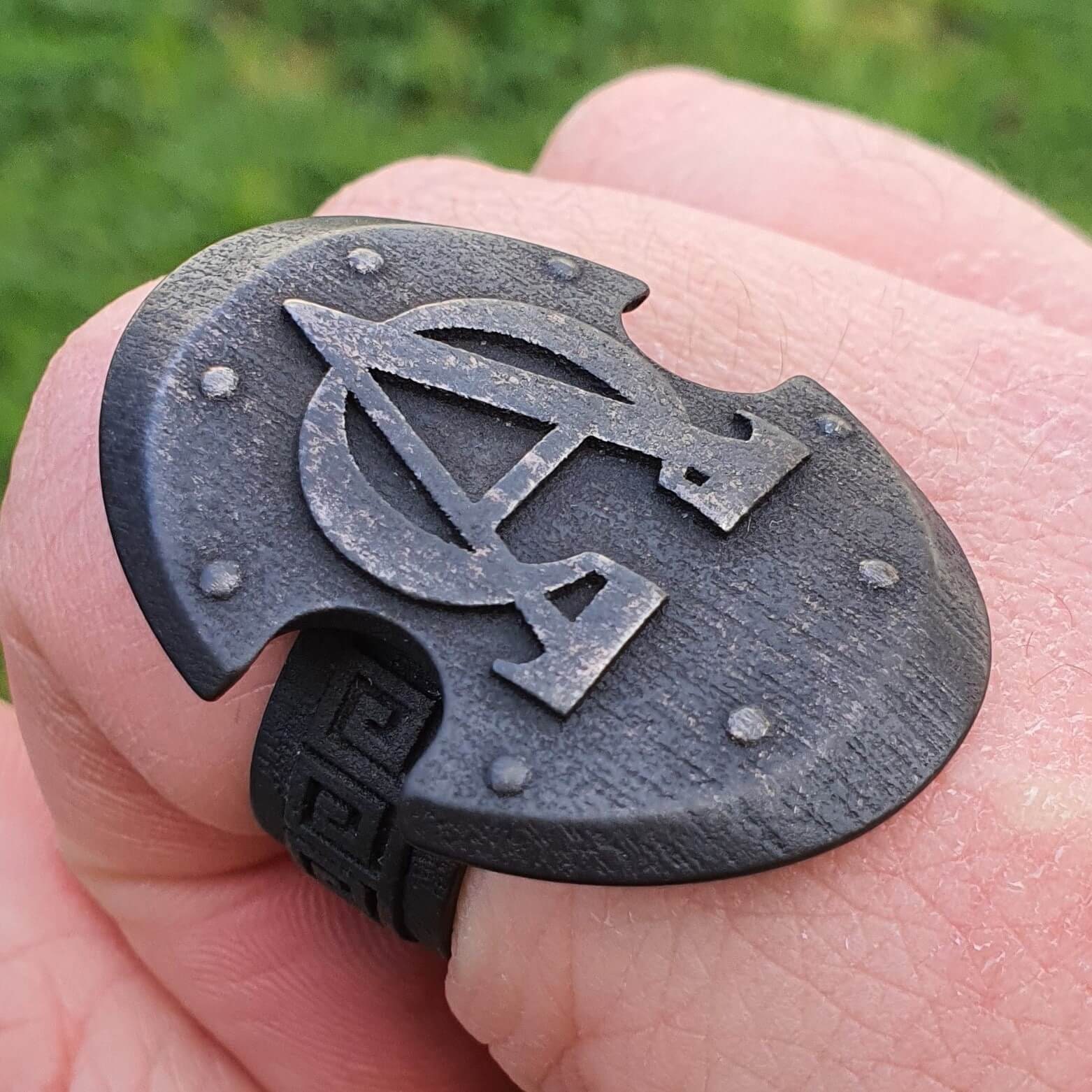 Alpha Omega Ring - Etsy UK