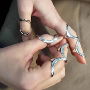 Arthritis Finger Schiene zum seitlichen Biegen Seitenabweichung Sterling Silber 925, Messing oder Kupfer Ring für Ehlers Danlos, EDS