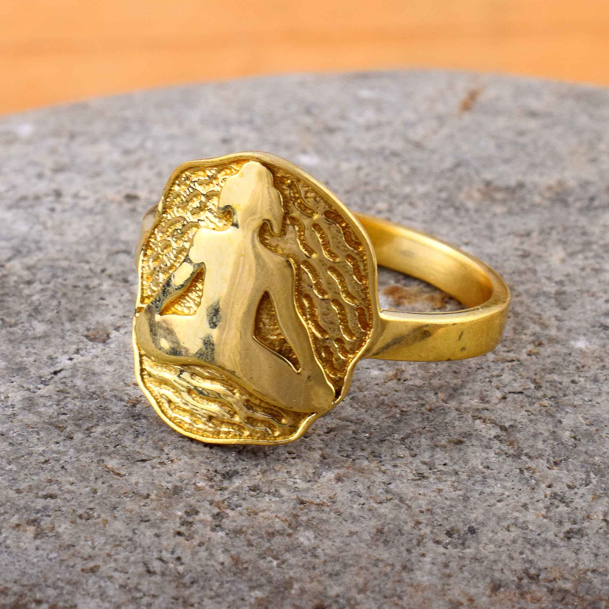 Yoga ring Designer Brass Ring Gift for her Promise Ring Engagement Band ring Yoga ring Fashion Ring Solitaire Ring