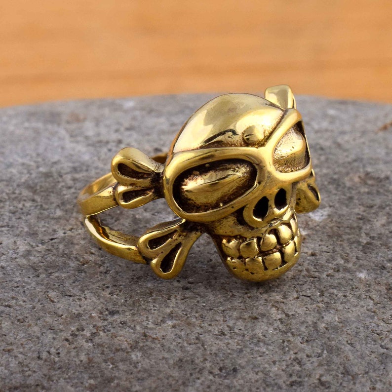 Wide Band Ring Solid Brass Ring Designer Ring Dainty Jewelry 80/% Sale Skull Style Ring Statement Ring Ring Handmade Ring Boho Ring