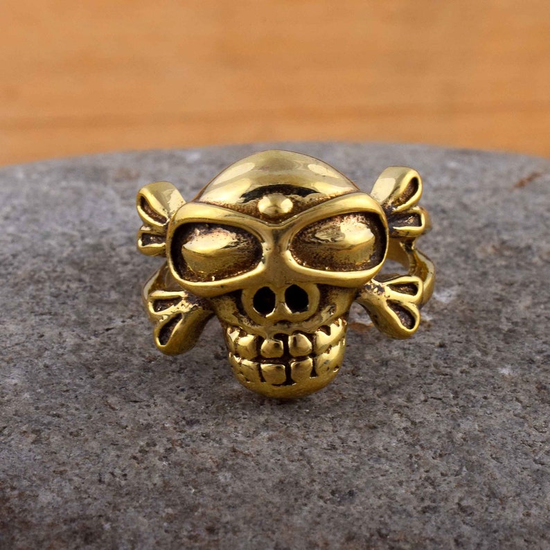 Wide Band Ring Solid Brass Ring Designer Ring Dainty Jewelry 80/% Sale Skull Style Ring Statement Ring Ring Handmade Ring Boho Ring