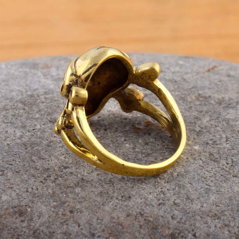 Wide Band Ring Solid Brass Ring Designer Ring Dainty Jewelry 80/% Sale Skull Style Ring Statement Ring Ring Handmade Ring Boho Ring