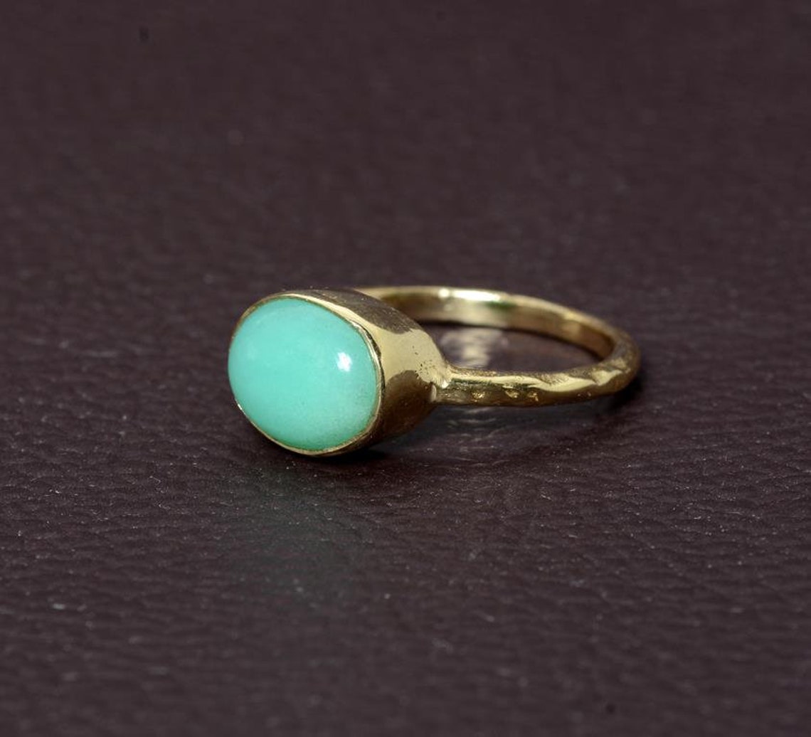 Gemstone RingHandmade Brass Ring Brass Jewelry Natural Etsy