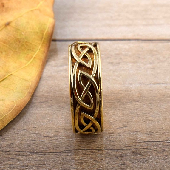 Beautiful Thumb Brass Ring,Handmade Rings,Solid Boho Ring,Bohemian Ring Gift for him,Wedding Ring,Statement Ring,Gold Ring vintage ring