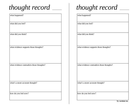 simple-horizontal-thought-record-worksheet-for-cognitive-etsy