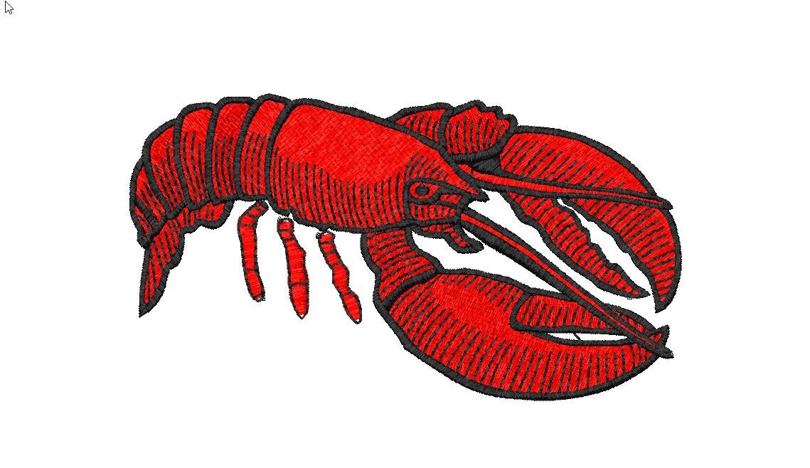 Red lobster embroidery design instant download 4 sizes  etsy Red lobster embroidery design instant download 4 sizes  etsy