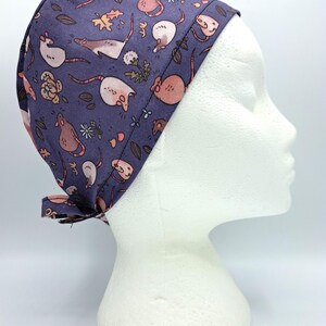 Ratten auf Lila Scrub Hat Cap