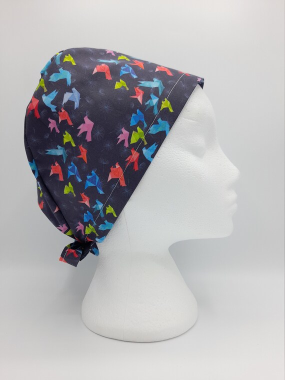 Origami Birds Scrub Hat | Etsy Ireland