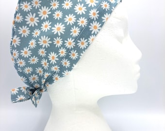 Daisies Scrub Hat Cap