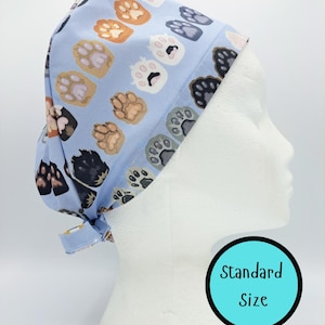 Kitty Toe Beans Scrub Hat Cap